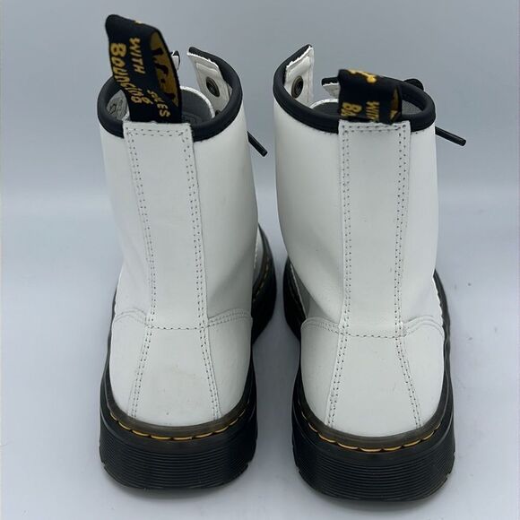 New Dr Marten’s Zavala White Leather Boot Size 6 EU 37 - Picture 5 of 13